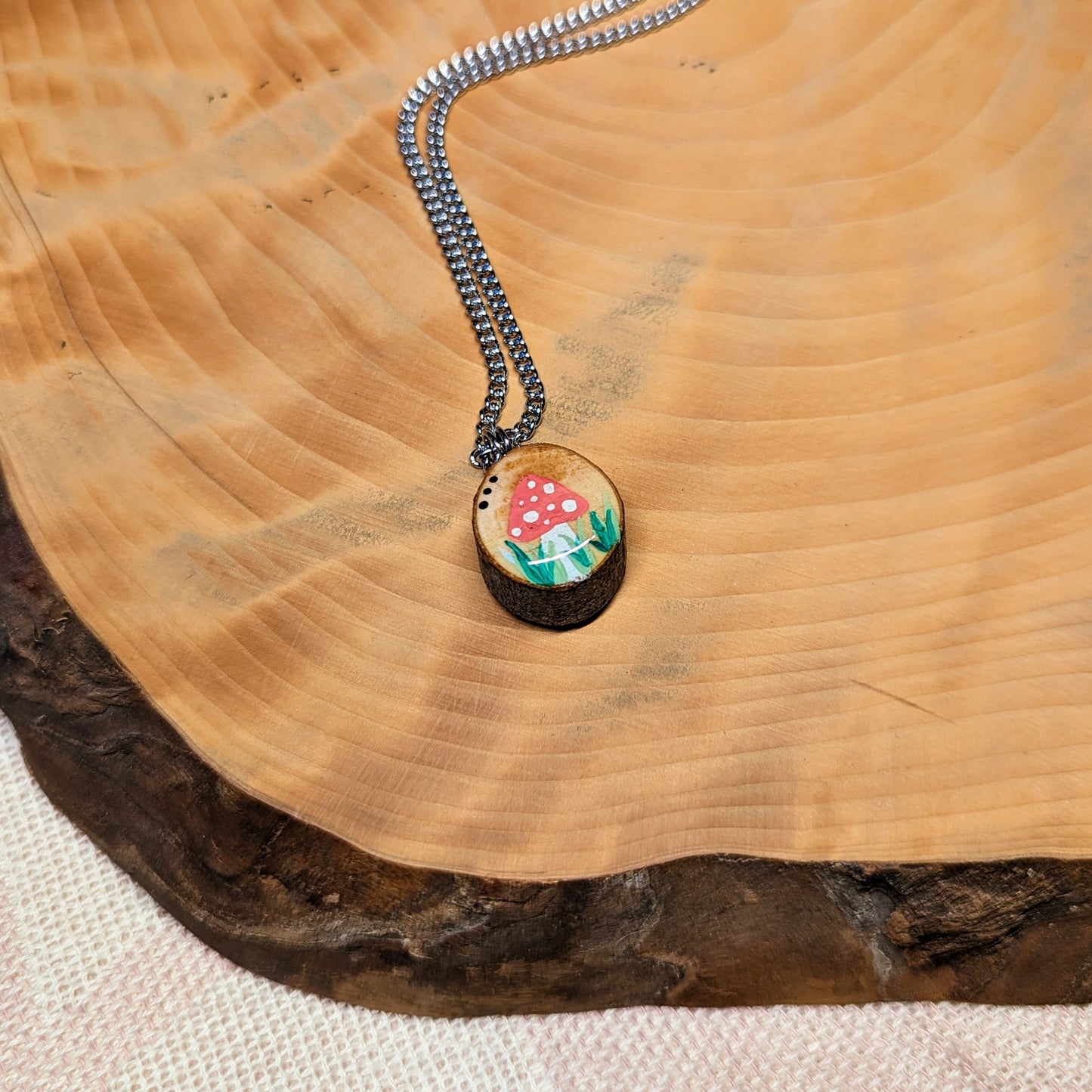 Mushroom Necklace