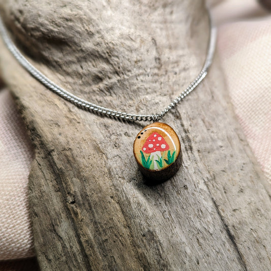 Mushroom Necklace